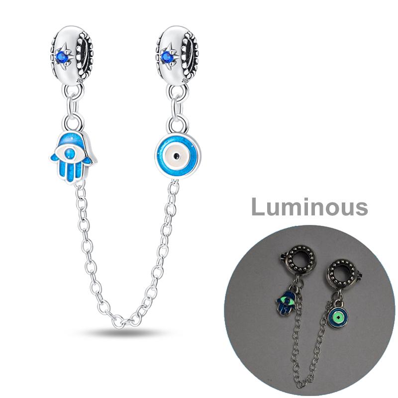 Real Metal Inlaid Zirconium Charms Beads Snowflake Butterflies Pendant Clasp Original Accessories Bracelets Make your own Accessory Elegant Fashion