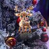 Christmas Elk Hanging Ornament Reindeer Hanging Acrylic Pendant