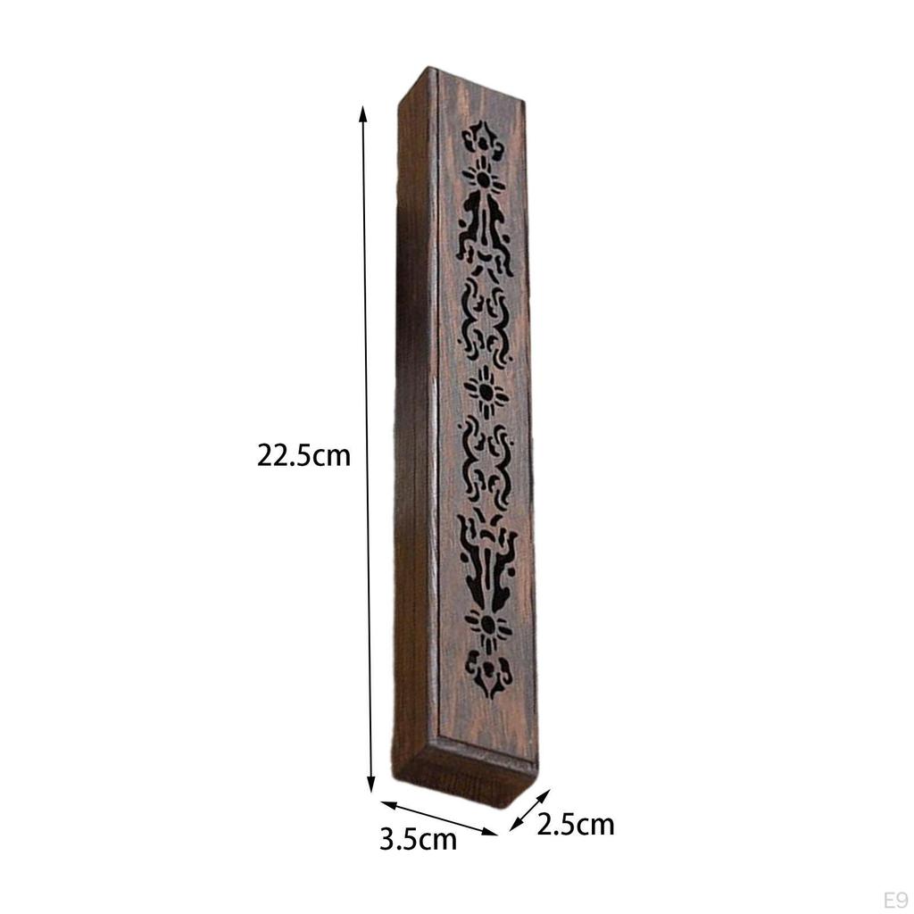 Drewniany Stojak na Kadzidełka Kadzielnica Rzeźba Palnik Ozdoby Stołowe