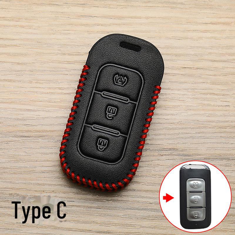 Fengguang Car Key Cover for 500, 580, S560, ix5, 330, 370 - High-End Foldable Key Bag