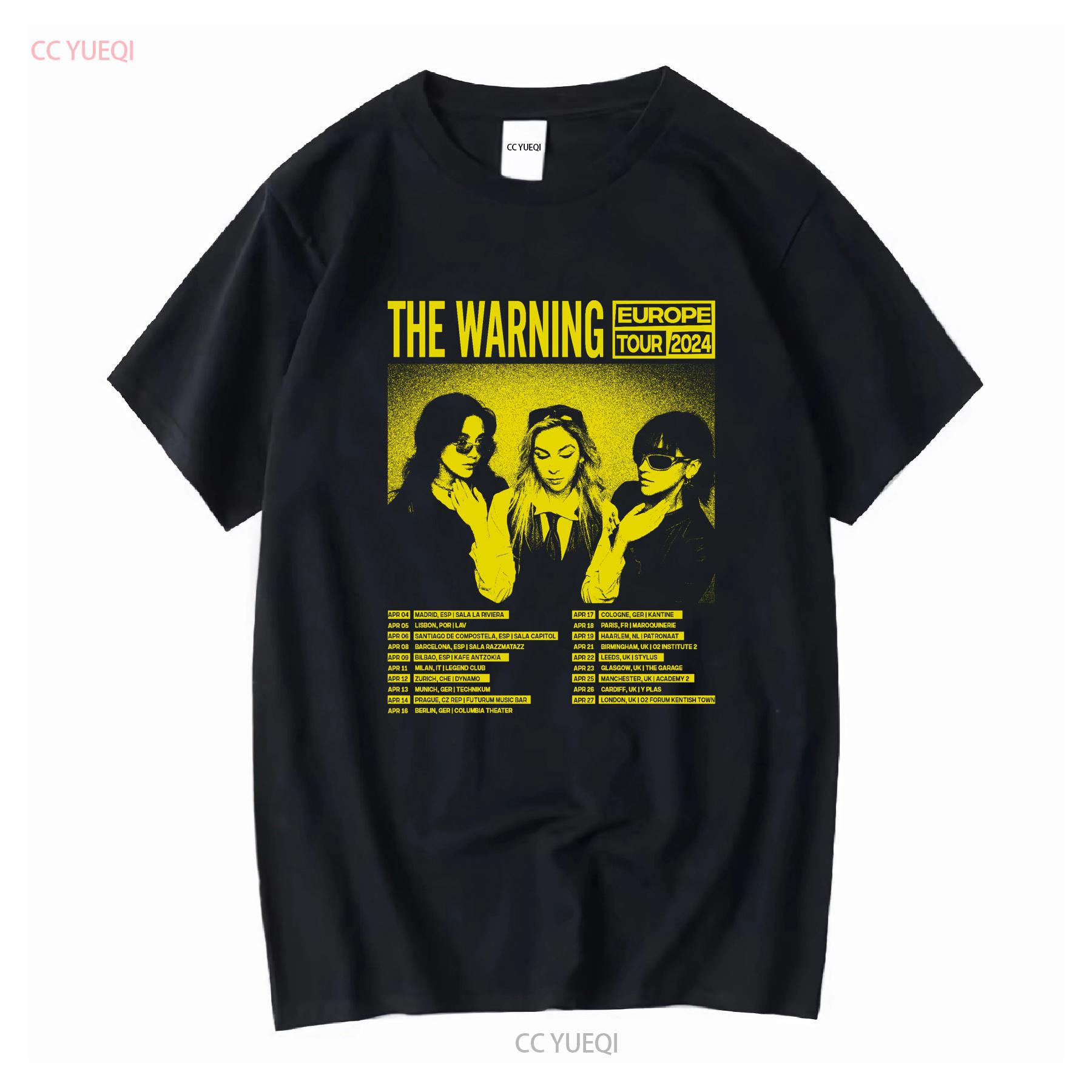 

The Warning Band Europe Tour 2024 Fan s Classic T Shirt M L 234XL ZC1596 long or short sleeves vintage Washed Stretched 4XL