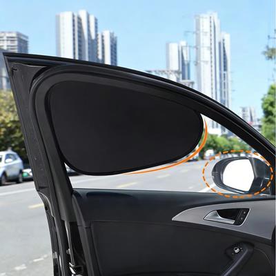 MOBIDEA Side Window Sun Shade for Car Electrostatic Curtains Anti-Glare Car Sun Protection Cover for Baby 99.9% UVR Blocking