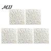 Hanging Partition Panel 5Pcs Room Divider Panel, Hollow Flower Butterfly Bird Wall Screen, Decor Square Decorative for Home Living