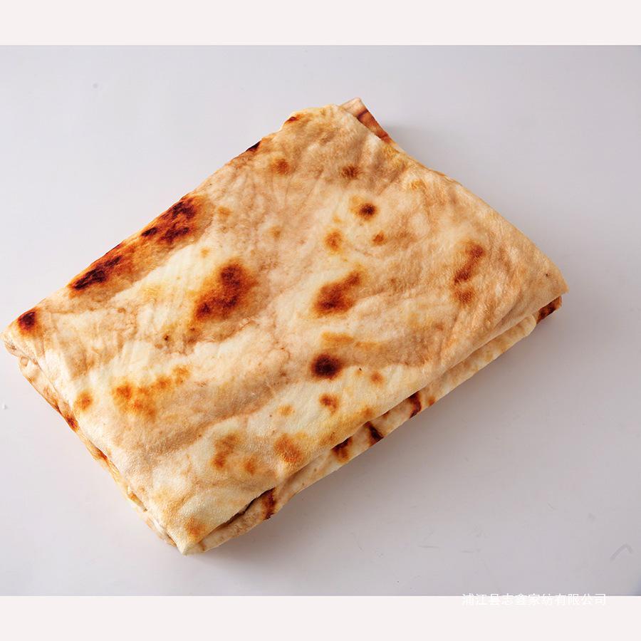 All-Season Tortilla Flannel Blanket with High-Definition Digital Print for Home and Office