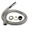 Bathroom 120/150cm Stainless Steel Sink Siphon Waste Drain Flexible Pipe Hose