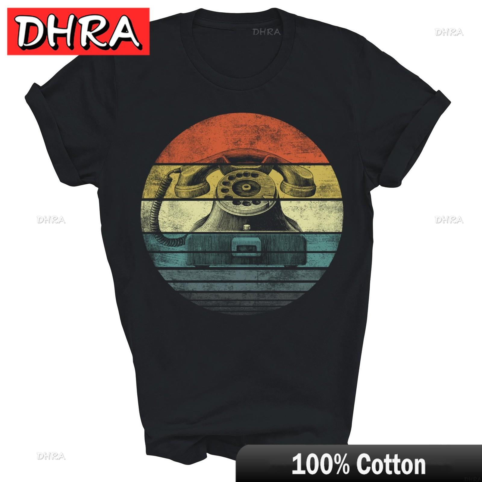 

Vintage Phone Rotary Dial Telephone Call Center Unisex Shirt Gift Tshirts TShirts for Anniversary Gift TShirt Japan Girlfriend 4XL