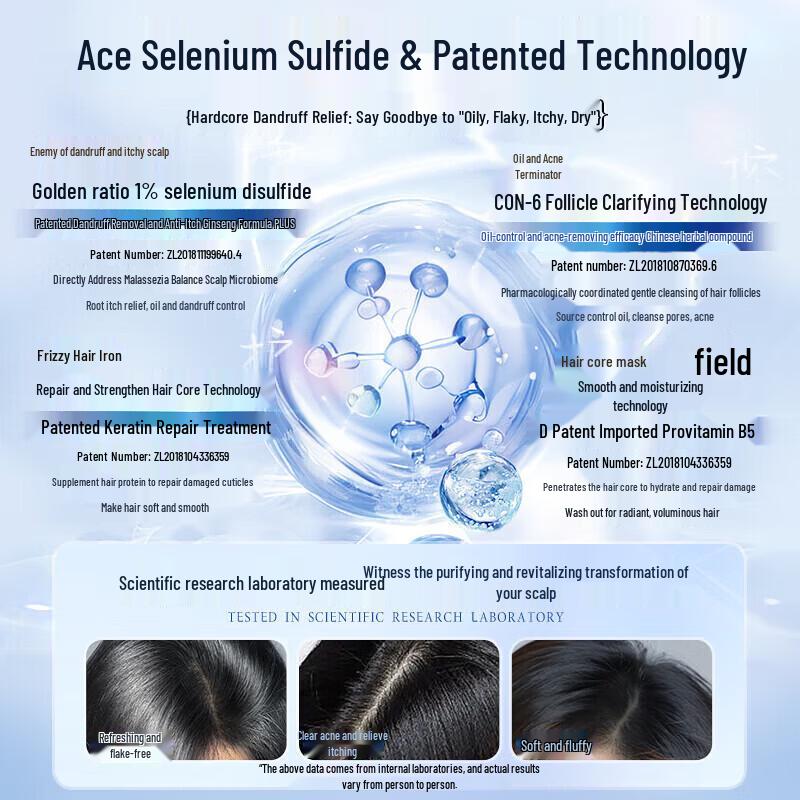 Korean Five Grains Selenium Sulfide Anti-Dandruff Shampoo