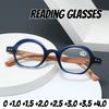 Retro Round Frame Ultra-Light Presbyopia Glasses For Men And Women New Fashion High-Definition Anti-Blue Light Reading Glasses