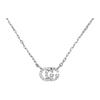 GG Running 18K White Gold, Diamond Necklaces Unisex 479231-J8540-9066
