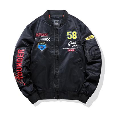 New Autumn Air Force Pilot Jacket Men's Embroidered Baseball Uniform Spring and Autumn Large Size Jacket