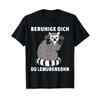 T Shirt With Gerunisex Text Quot Calm Down You Lemur Son Resilience Calm Wordplay Lemur Vintage Top For Everyday Wear