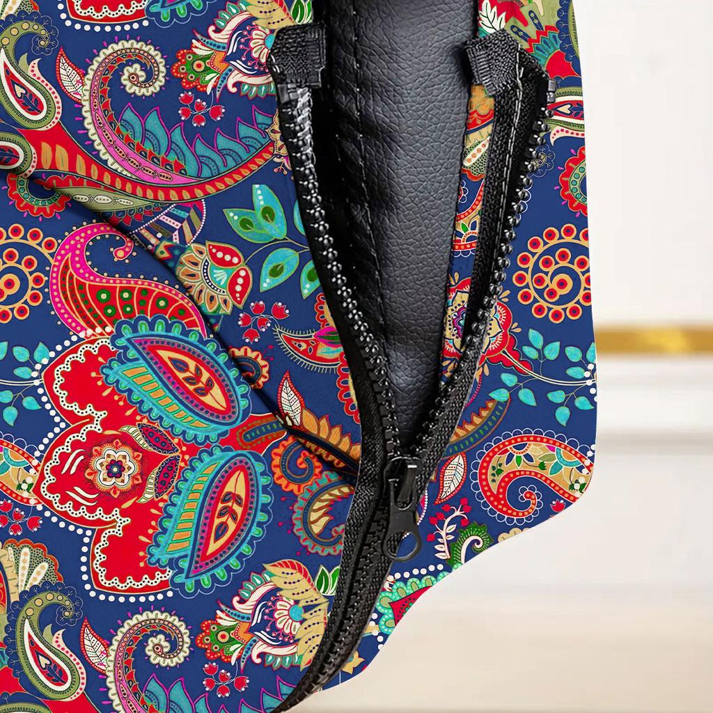 Elastischer bedruckter Milchseiden-Bürostuhlbezug kratzfest für Katzen Computer-Drehstuhlbezug