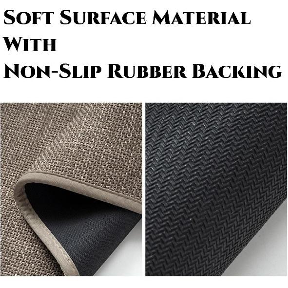 Non-Slip Corner Shower Mats,Semi-Circular Bath Mat, Curved Bath Rug, Washable Absorbent Camper Bathroom Rug, Corner Bath Mat Carpet for Circular