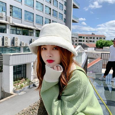 Women's Fashion Autumn and Winter Warm Hat Ladies' All Match Korean Style Ear Protection Bucket Hat