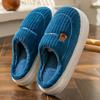 Cotton slippers women's winter bag heel velvet home indoor warm thick-soled waterproof postpartum confinement cotton shoes
