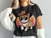 Cool Cat Cowboy T-Shirt, Western Cat, Retro Sunset Tee, Funny Kitten Shirt, Trendy Animal Lover Gift, Unique Graphic Design, Unisex T Shirt