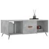 VidaXL Table basse gris béton 102x50x40 cm bois d'ingénierie 829272