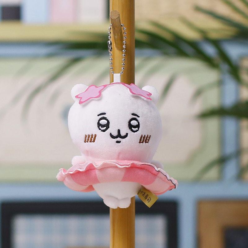 Chiikawa Plush Keychain With Cute Bear Design For Bags And Collectors