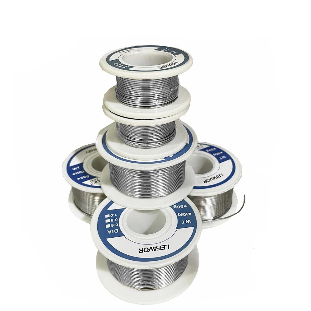 1.0mm 100g Soldering Tin Wire Tin Melt Rosin Core Solder Soldering Wire Roll No-clean FLUX 2.0% Welding Wire
