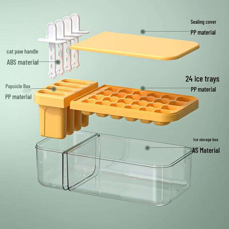 2-in-1 Ice Cube and Ice Pop Maker