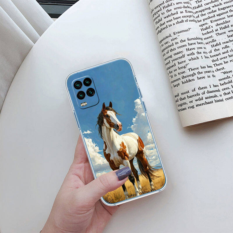 MH57 Fine Horse Phone Case for Motorola Edge 20 30 S30 40 50 Fusion Lite Plus Pro Neo Ultra One Power Action Macro Hyper Vision Zoom