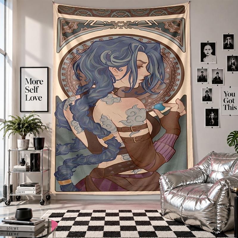 Wall TapestryArcane Art Hanging Cloth Decorative Background Cover for Room Decoration