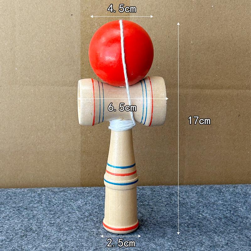Wooden Kendama Skill Ball, DIY Educational Toy for Kids to Improve Hand-Eye Coordination