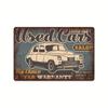 2024 American-Style Industrial Auto Repair Tin Sign - Frameless Decorative Wall Art