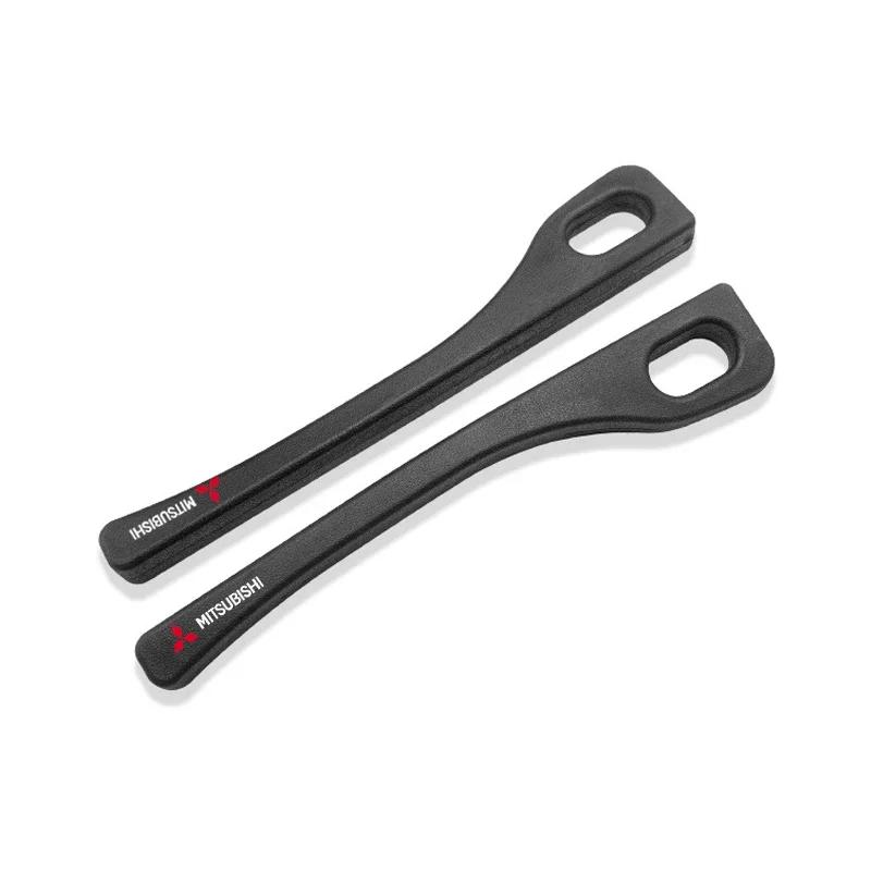 

2Pcs Car Seat Gap Filler Side Seam Plug Strip Leak-proof Filling Strip for Mitsubishi RALLIART Eclipse Outlander Center Hub Cap чёрный