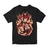 Fit Hazbin Hotel Alastor What Now Jumbo Print Charcoal Women's T-Shirt Unisex Graphic Cotton Tee Printing High-end Luxury Unisex Style