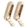 Foldable Wall Hangers Hanging Solution Contemporary Wall Hook Elegant Wall Mounted Hook 2pcs for Bathrooms & Kitchens