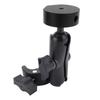 Rv Ladder Mount for Mini ABS Aluminum Alloy Multifunction Adjustable Clamp Mount for Pole RV Trailer Yacht Black