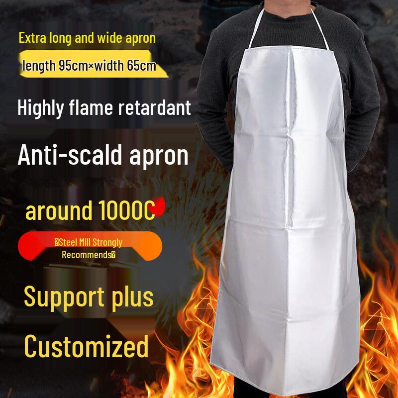 1000°C Heat Resistant Fireproof Aluminum Foil Apron