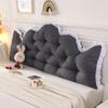 Solid Color Bede Pillow Backrest Sle Dormitory Bedroom Tatami Waist Support Soft Pack Large Pillow Non-Sagging Fixed