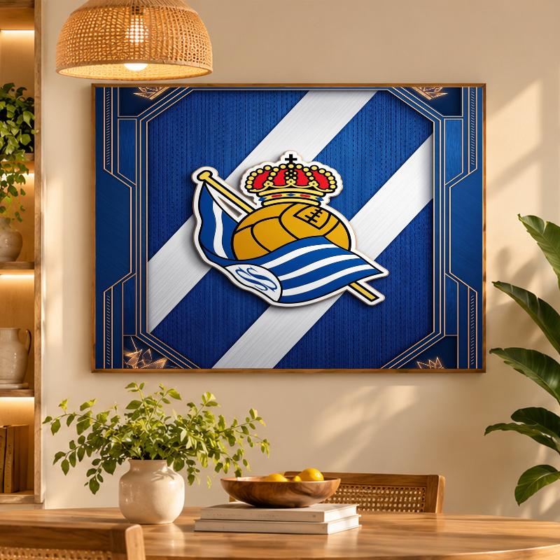 5D Diamond Painting Real Sociedad FC DIY Full Drill Diamond Art Kit Home Decoration