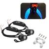 1 Set Angel Wing LED Projection Light For Car Motorcycle Underbody Angel Wings Welcome Light Exterior Atomosphere Light