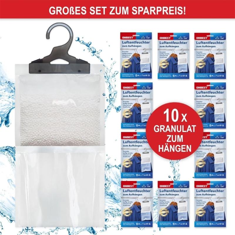 10pcs Wardrobe Dehumidifier Bags Moisture Absorber Eliminate Moisture, Mold, and Odors Protect Clothes from Dampness