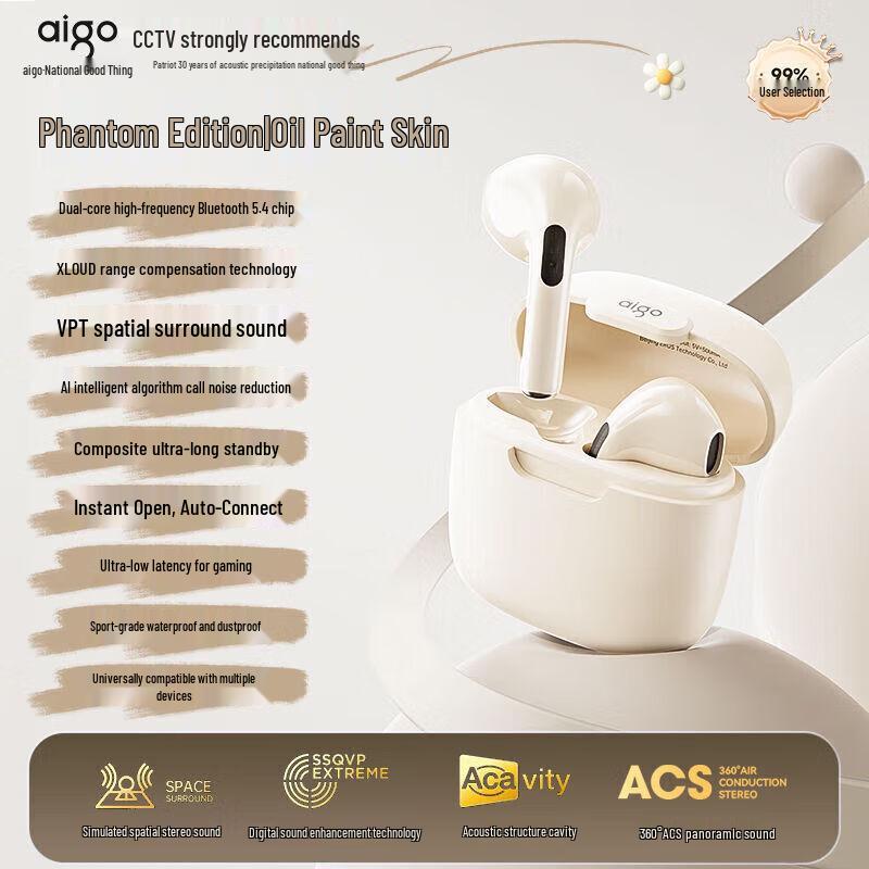 Aigo TJ35 True Wireless Bluetooth Earbuds