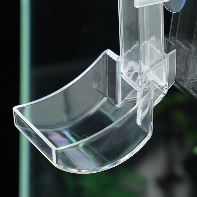 Aquarium Acrylic Feeding Tube Set Transparent Fish Feeder Shrimp Feeder Feeding Container for Various Fish Tanks