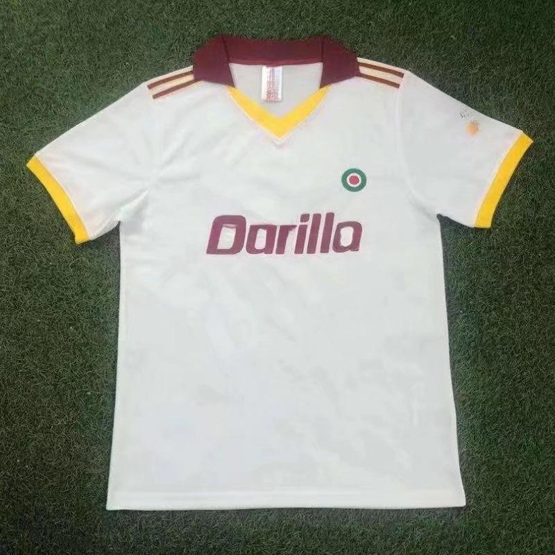 98-99 Serie A Rome retro shirt seizoen 17-18 thuis kortmouwig Nr. 10 Totti Ares voetbalshirt