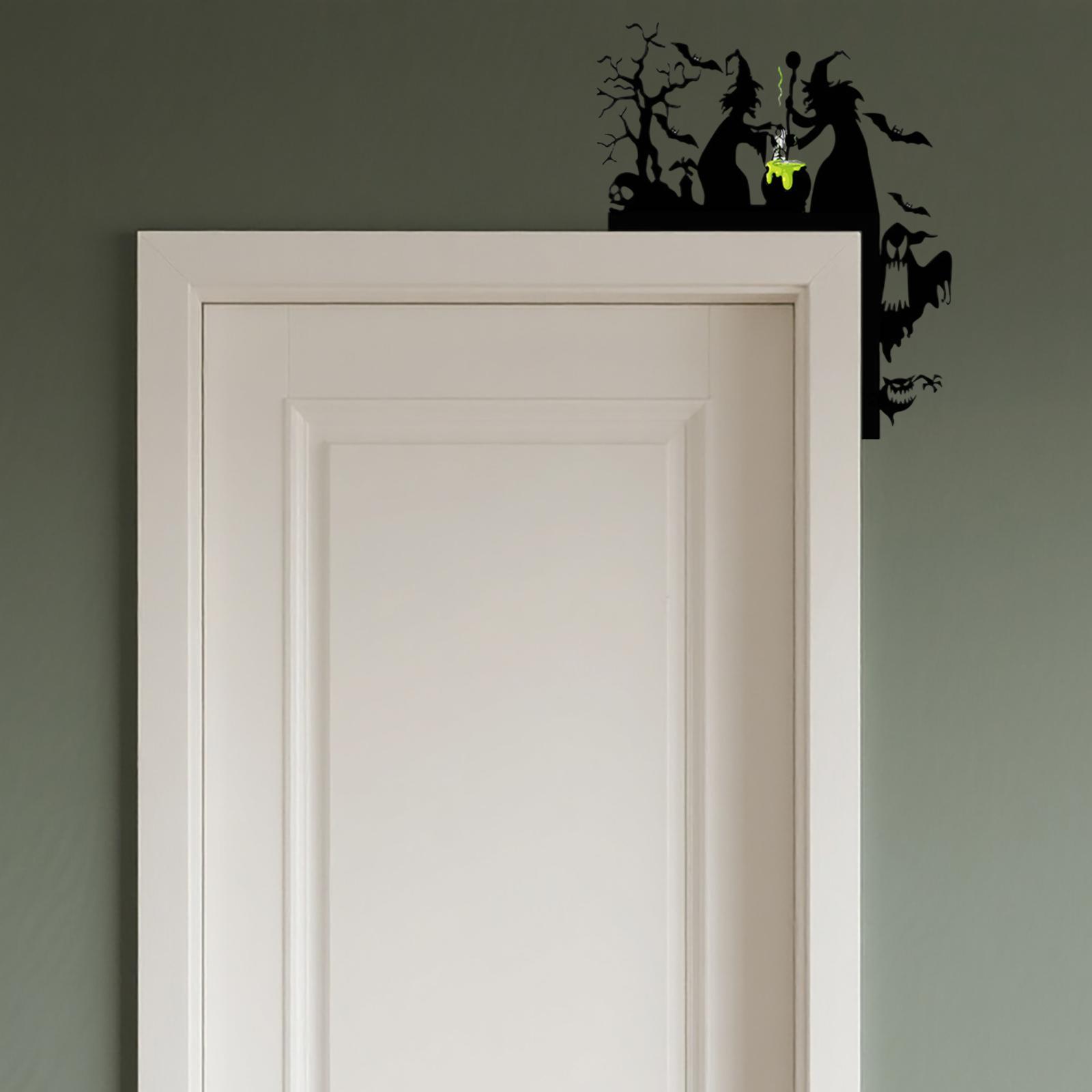 

Halloween Door Corner Fireplace Decoration Horror Creepy Wall Sticker Outdoor Indoor Gift For Mom Grandma Kids One Size