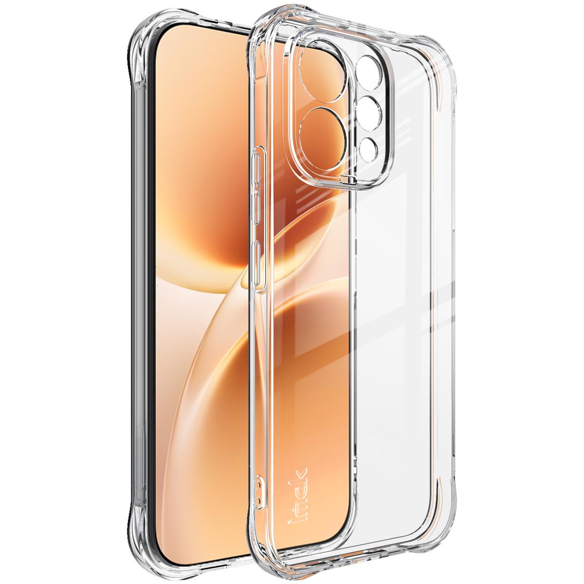

For Vivo V70 Elite 5G Phone Case IMAK Shock-resistant Soft Case Vivo V70 Elite 5G білий