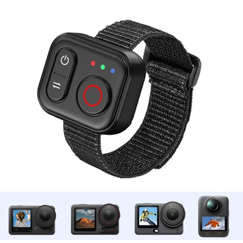 Compact Bluetooth-compatible Remote Control for Action4/5/6/osmo360 Cameras Durability Construction for Active Life Enth