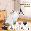 Cat Teaser Stick: Suction Cup Self-Entertainment Kit for Kittens