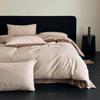 Reine Baumwolle gewaschene Baumwolle Schleifen Vier-teiliges Set Relief dreidimensional Großer Jacquard Herbst und Winter Verdickter Jacquard Schleifbett