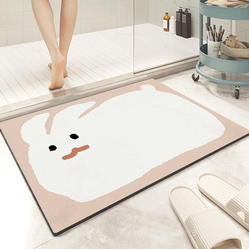 

Мультяшный коврик для ванной из диатомовой земли с противоскользящим покрытием 40x60 cm