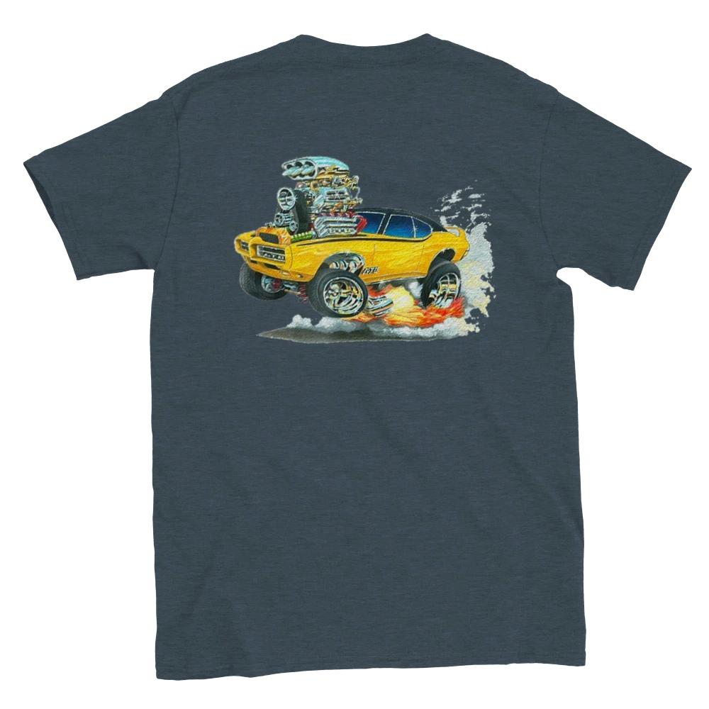 Cartoon Hot Rod GTO T-shirt XS