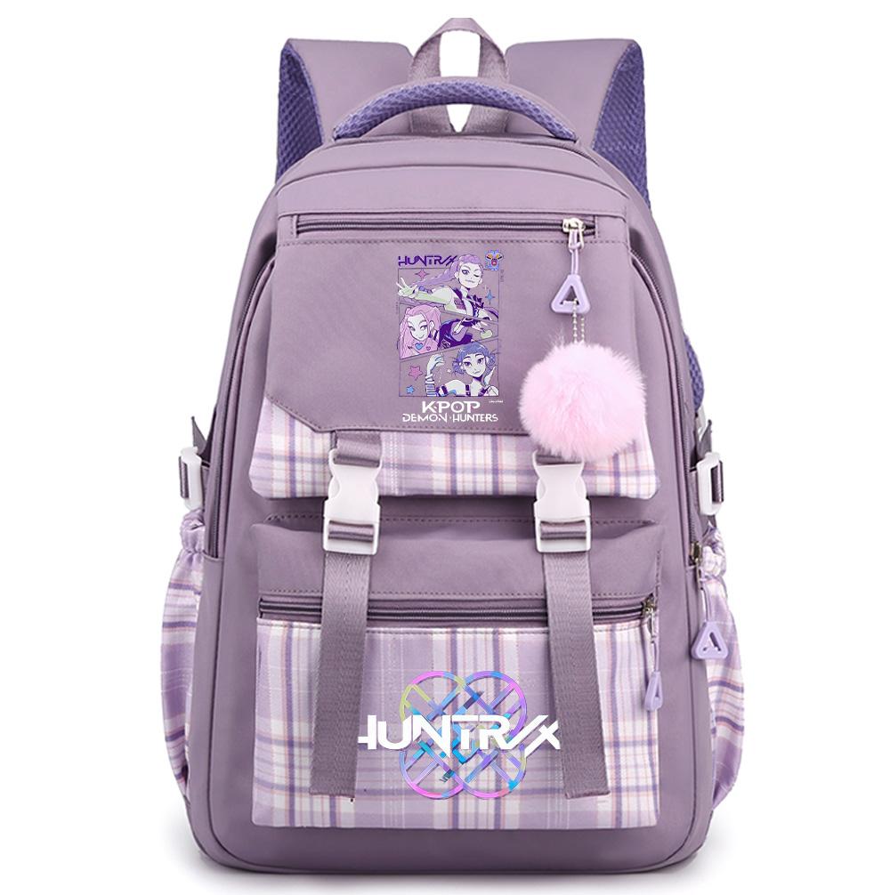 Cute Printed K-Pop Printed Large Capacity Backpack for Teenger Student Girl Boy Schoolbag Bookbag Kid Gift Women Waterproof Travel Bag Mochila