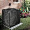 1PC Mesh Air Conditioner Cover, Outdoor Mesh Hole AC Protector, Window AC Unit Cover, Black Universal Dustproof AC Cover