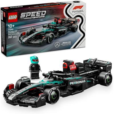 LEGO Speed Champions Mercedes-AMG F1 W15 Race Car Toy Building Set for Kids 10-12 Years Old 77244